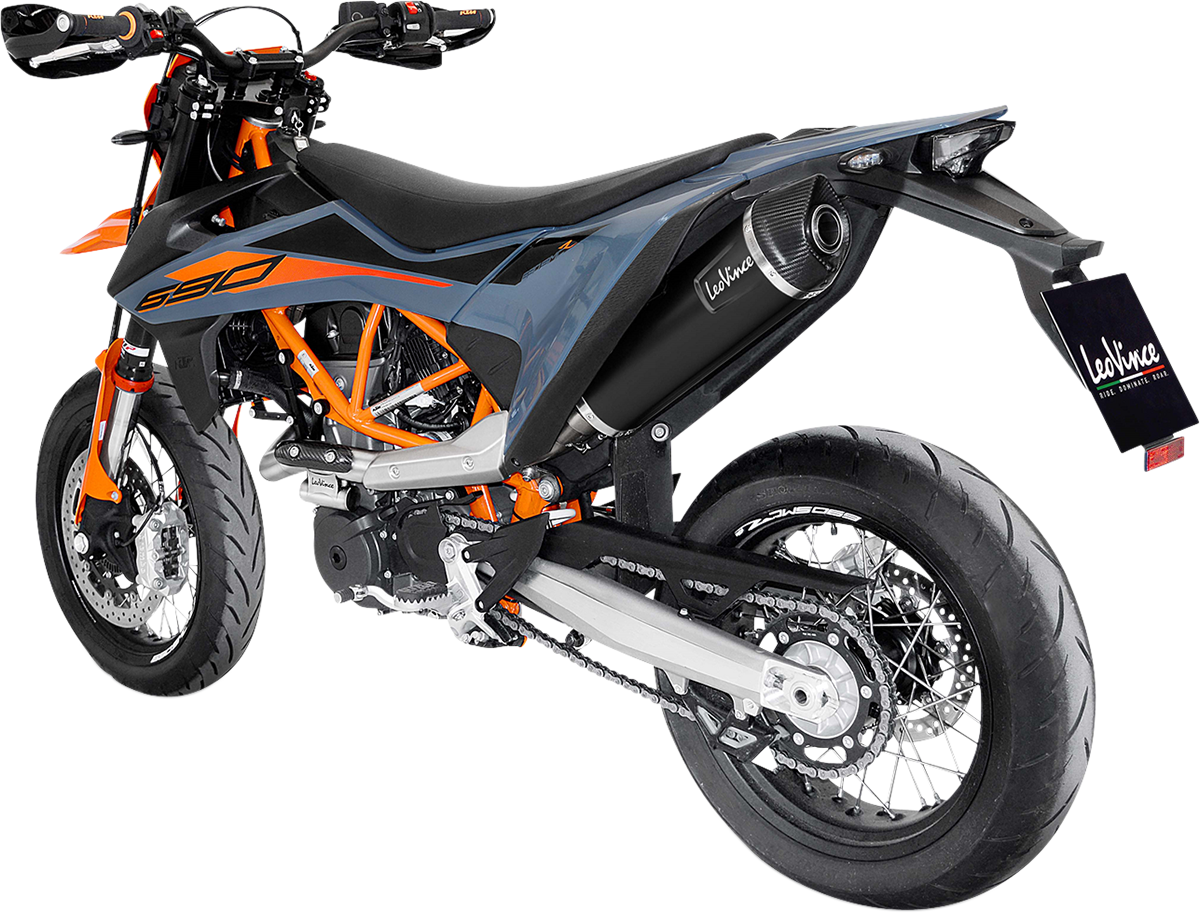 Nero Exhaust System - Black Stainless - KTM 690 (1)