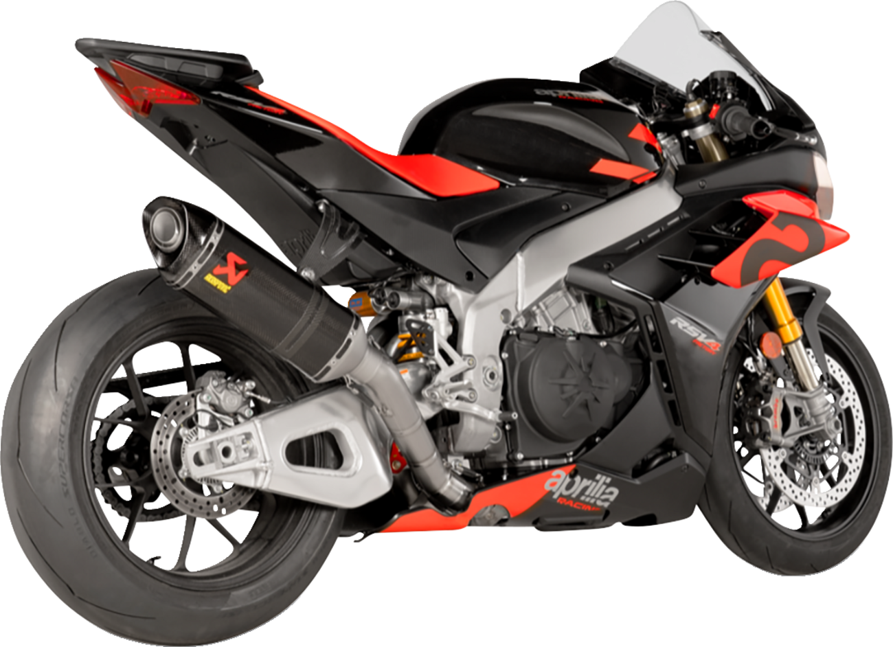 Evolution Line Exhaust System - Titanium/Carbon Fiber - RSV4 (1)
