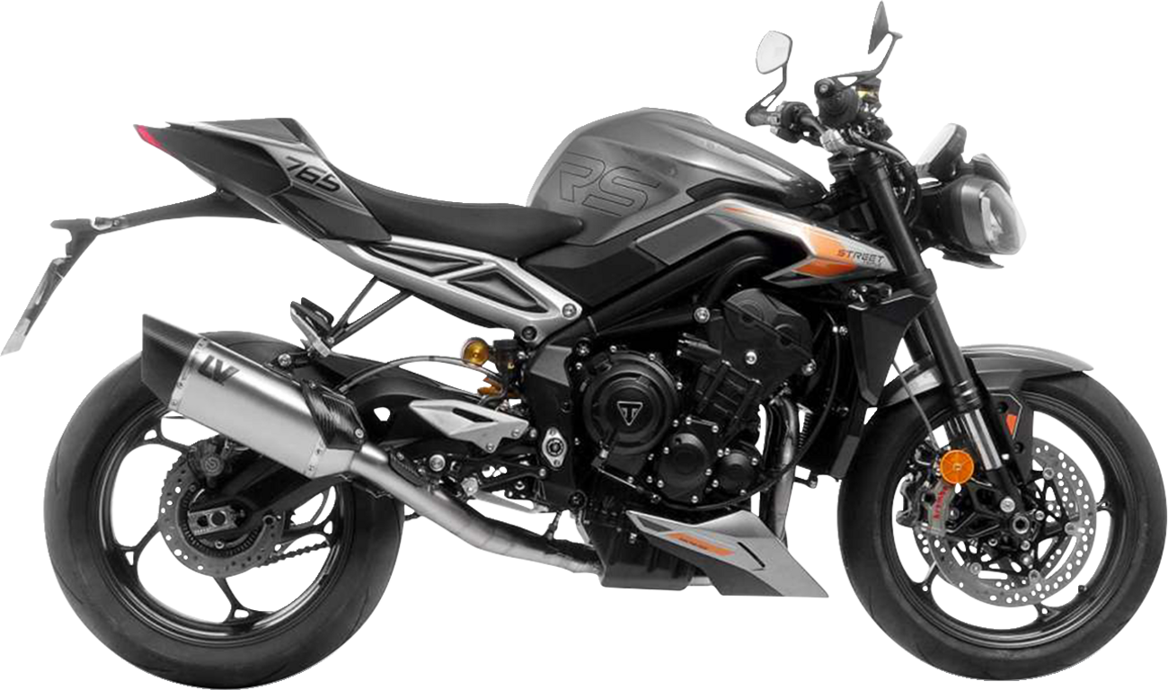 LV-14 R Exhaust System - 3-into-1 - Stainless Steel - Street Triple 765 R/RS (1)