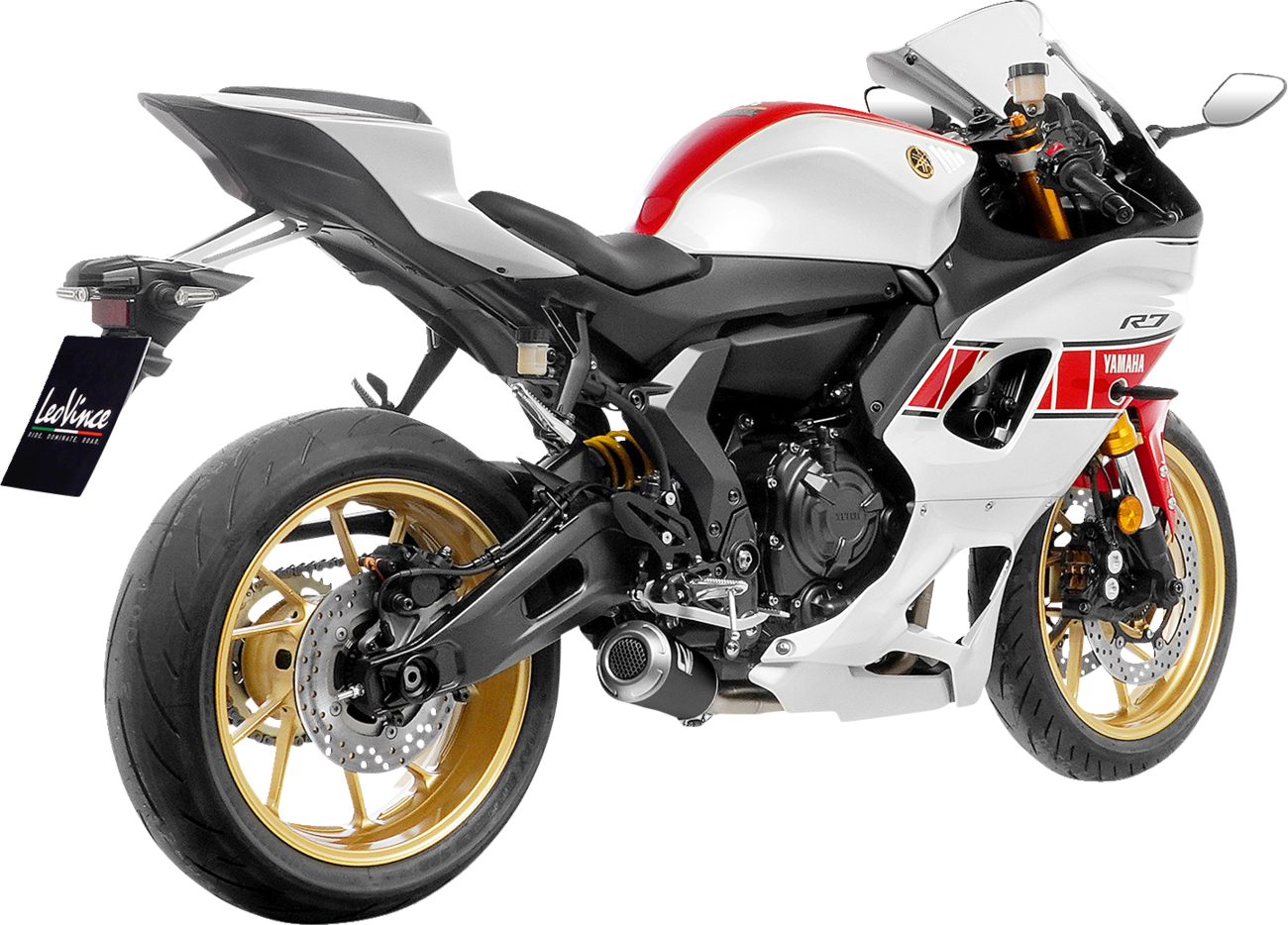2-into-1 LV-10 Exhaust System - Black Stainless Steel - Yamaha 700 (1)