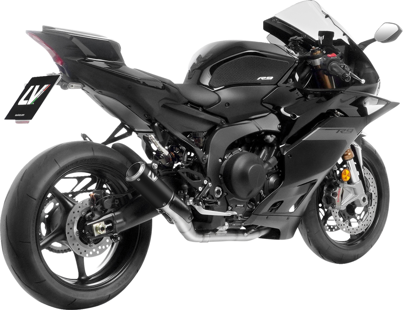 3-into-1 LV Corsa Exhaust System - Black - YZF-R9 (1)