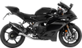 LV-14 R Exhaust System - Black Stainless Steel - YZR-R9 (1)