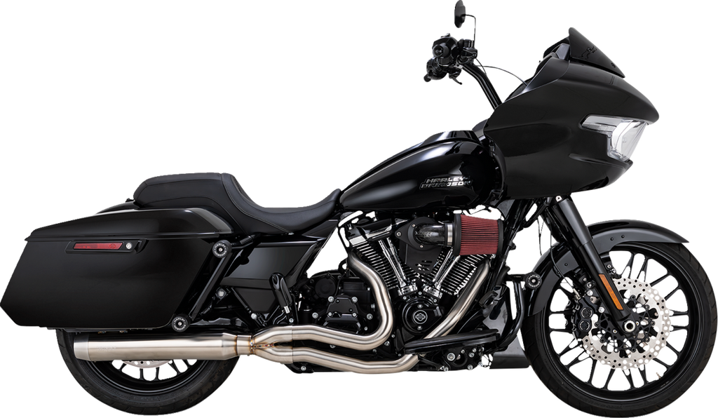 VANCE & HINES 2-into-1 Gaslighter Exhaust System with Heat Shields - M8 Touring - Brushed