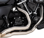 VANCE & HINES 2-into-1 Gaslighter Exhaust System with Heat Shields - M8 Touring - Brushed