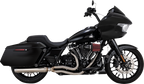 VANCE & HINES 2-into-1 Gaslighter Exhaust System without Heat Shields - M8 Touring - Brushed