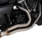 VANCE & HINES 2-into-1 Gaslighter Exhaust System without Heat Shields - M8 Touring - Brushed