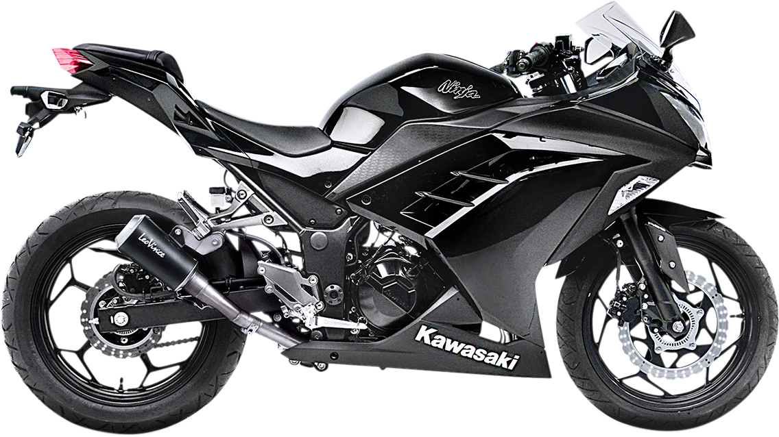 LV-10 Black Edition Muffler - Ninja 300 (1)