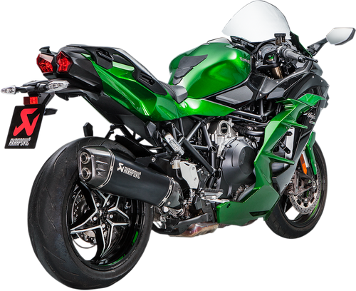 Black Titanium Muffler - Ninja H2 SX (1)