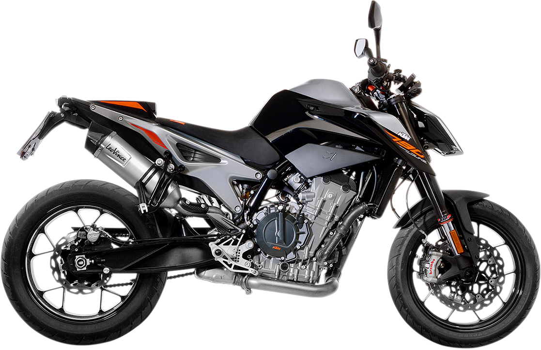 LV One EVO Muffler - Stainless Steel - Duke 790 (1)