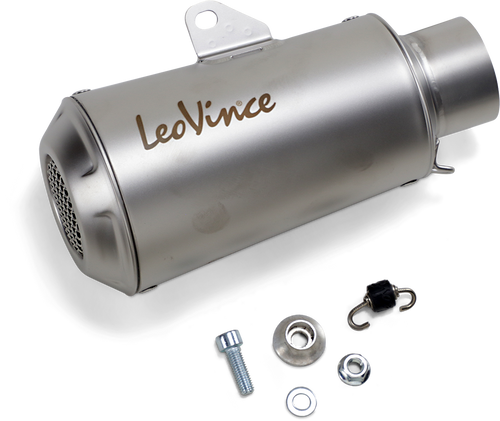 54mm Universal LV-10 Slip-On Muffler - Stainless Steel (1)