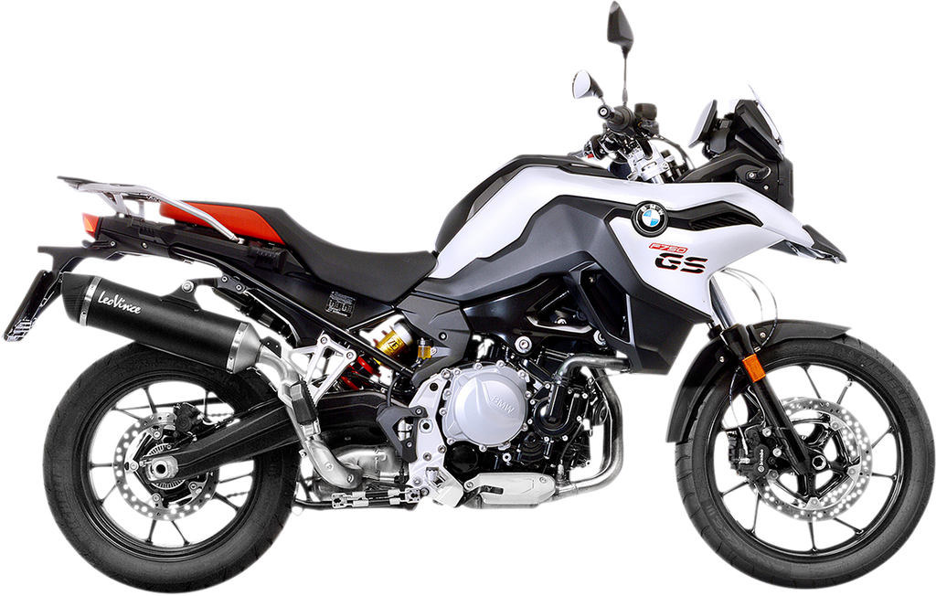 LEOVINCE Nero Slip-On Muffler - Black - Stainless Steel