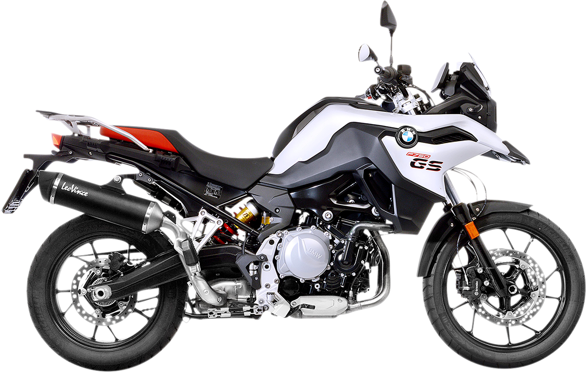 LEOVINCE Nero Slip-On Muffler - Black - Stainless Steel
