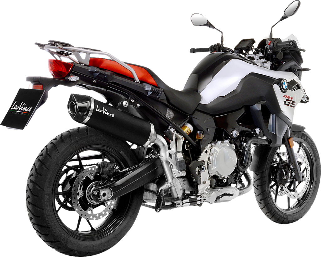 LEOVINCE Nero Slip-On Muffler - Black - Stainless Steel
