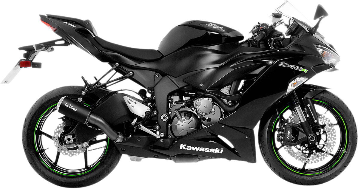 ZX-6R Black LV-10 Muffler (1)