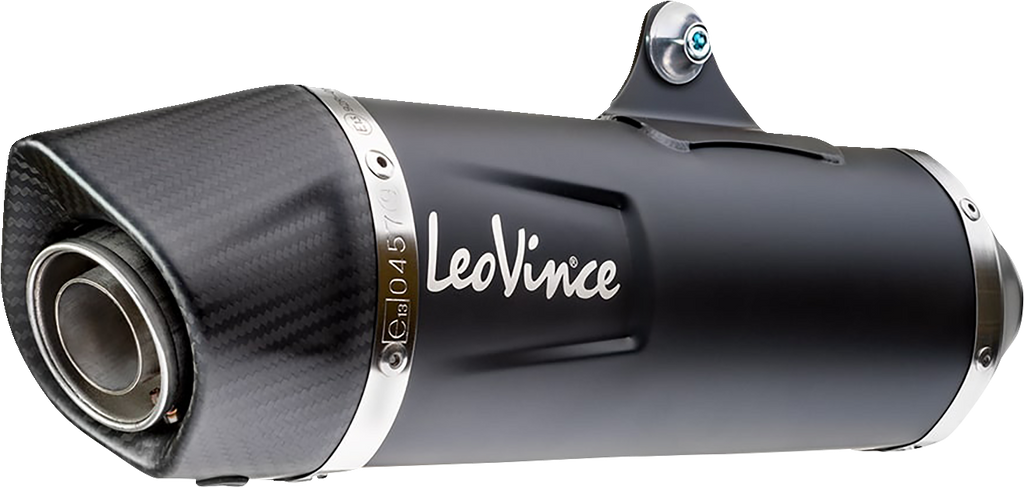 LEOVINCE Nero Slip-On Muffler - Black