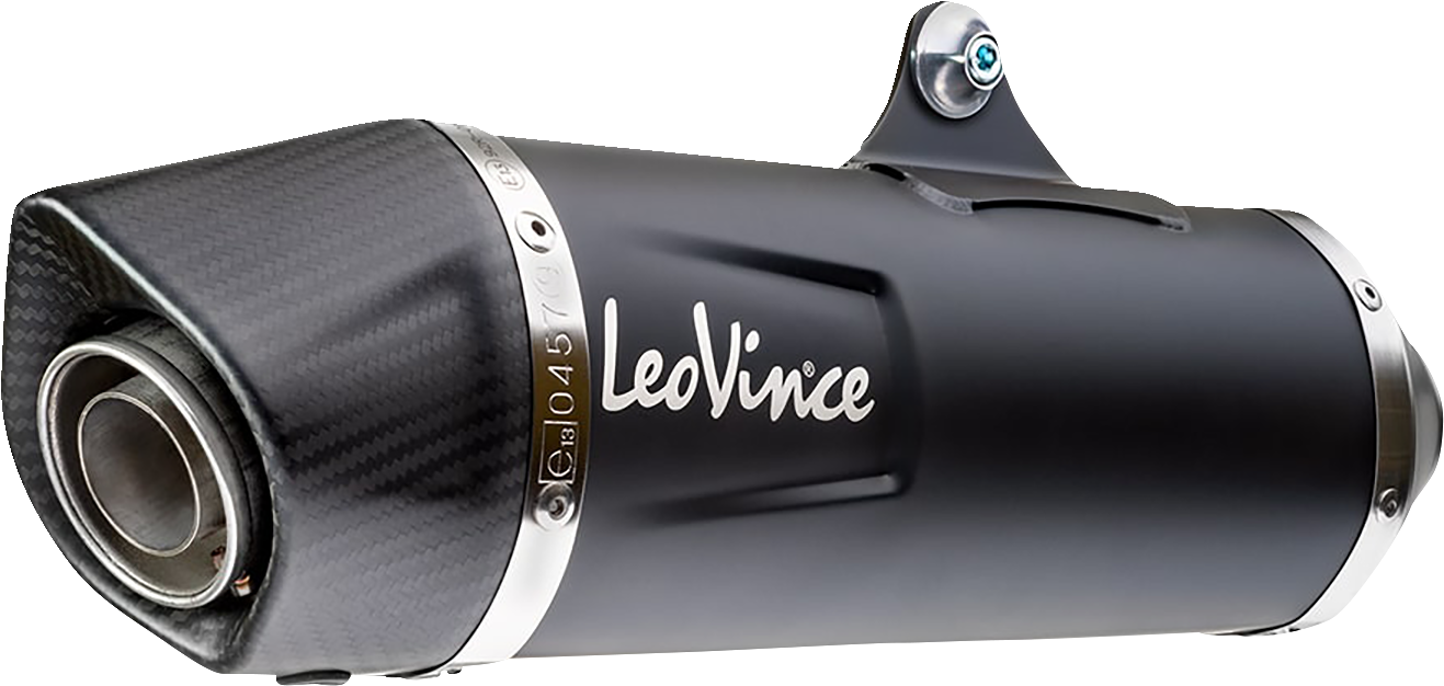 LEOVINCE Nero Slip-On Muffler - Black