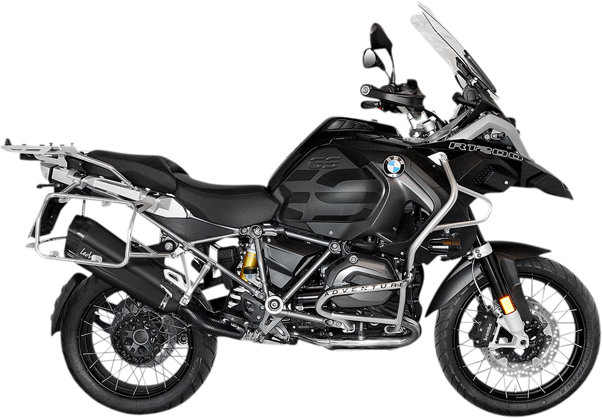 LV-12 Black Edition Slip-On Muffler - R1200GS/Adventure (1)