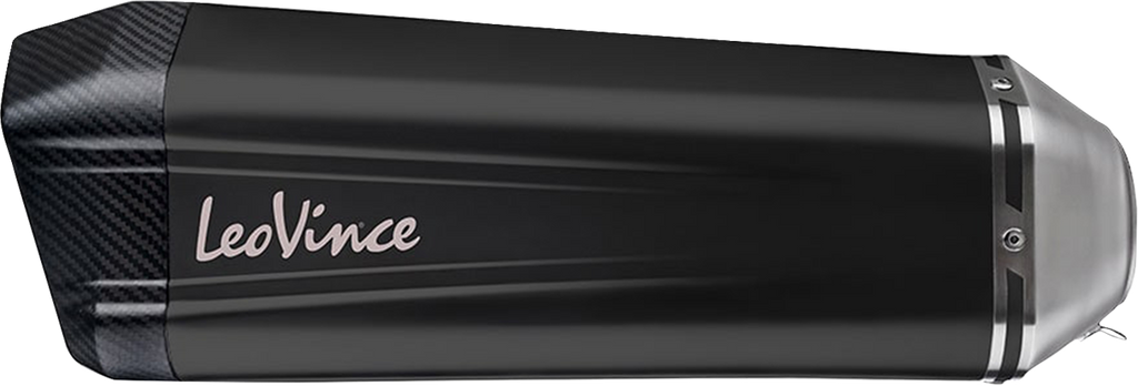 LEOVINCE LV-12 Black Edition Slip-On Muffler - CRF1100L