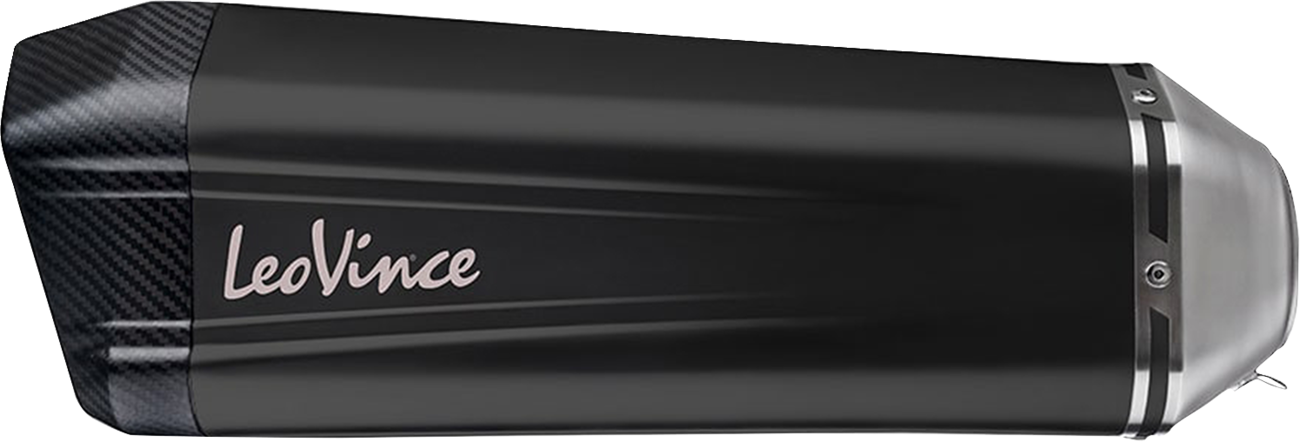 LEOVINCE LV-12 Black Edition Slip-On Muffler - CRF1100L