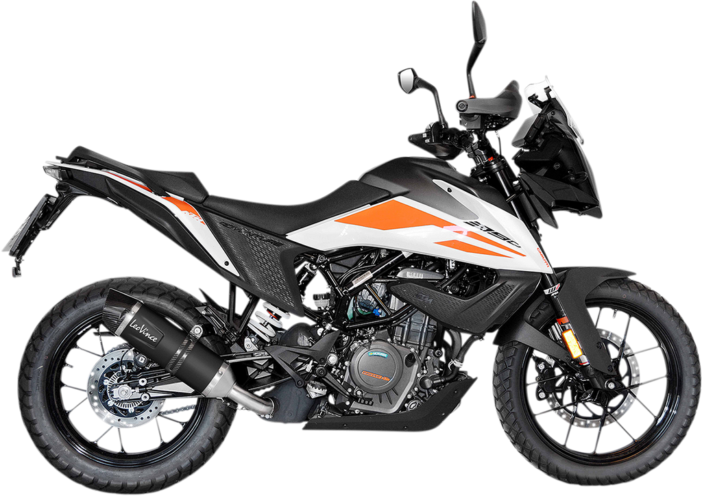 LEOVINCE LV One Evo Slip-On Muffler - Black - 390 Adventure