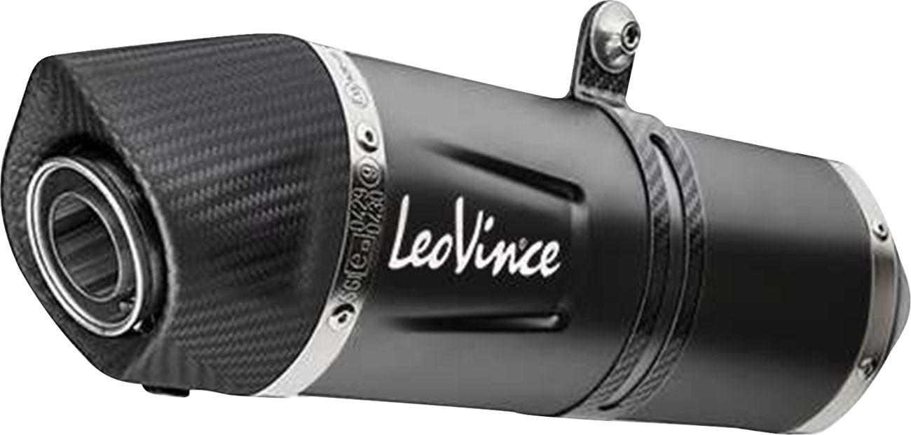 LEOVINCE LV One Evo Slip-On Muffler - Black - 390 Adventure