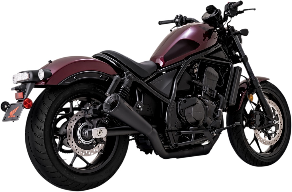 VANCE & HINES Upsweep Slip-On Muffler - Black - Rebel 1100