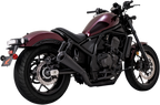 VANCE & HINES Upsweep Slip-On Muffler - Black - Rebel 1100