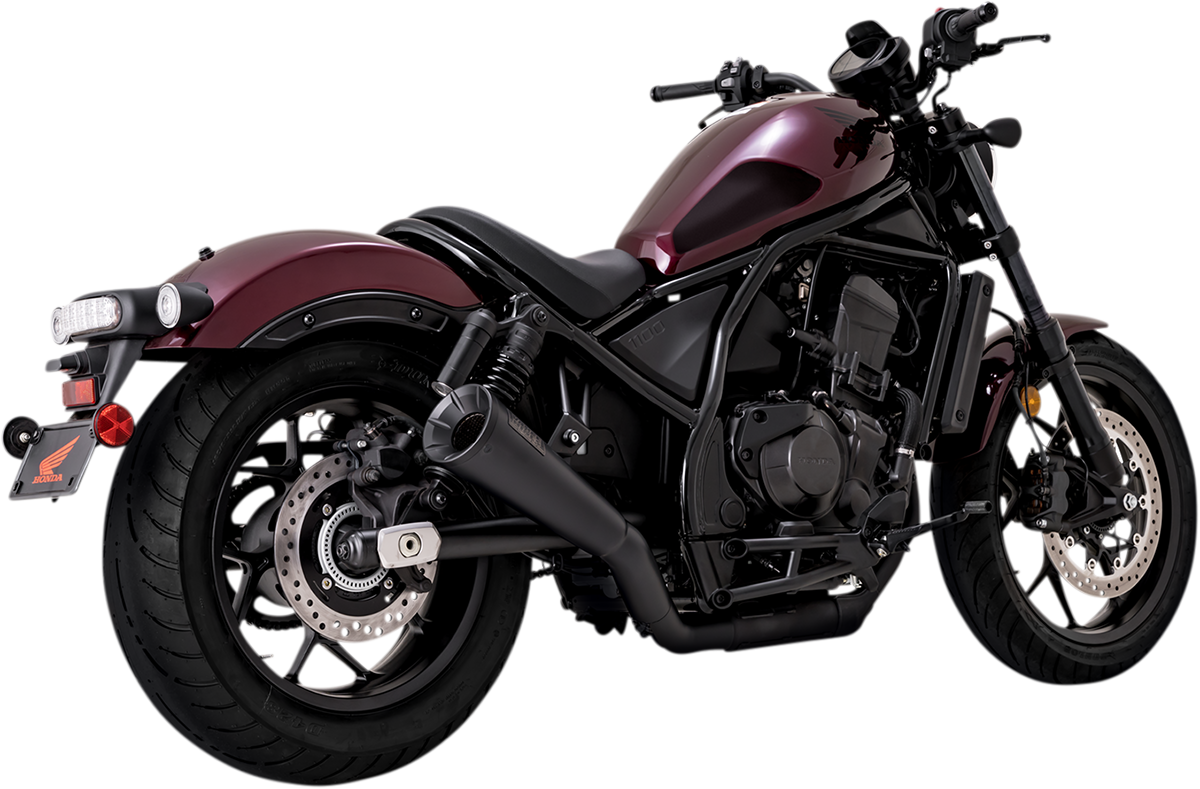 VANCE & HINES Upsweep Slip-On Muffler - Black - Rebel 1100