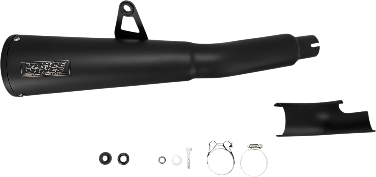 VANCE & HINES Upsweep Slip-On Muffler - Black - Rebel 1100
