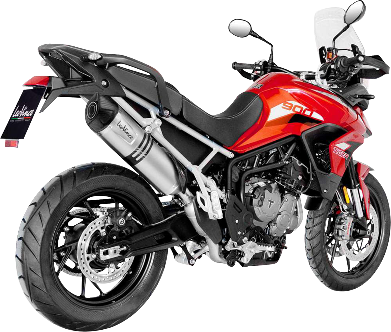 LV One EVO Slip-On Muffler - Stainless Steel - Tiger 900 (1)