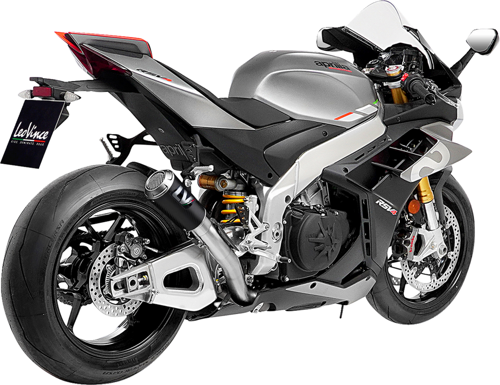 LEOVINCE LV-10 Slip-On Muffler - Carbon Fiber