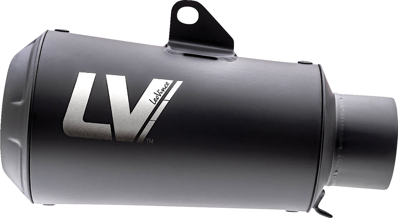 Universal LV-10 Slip-On Muffler - Full Black (1)