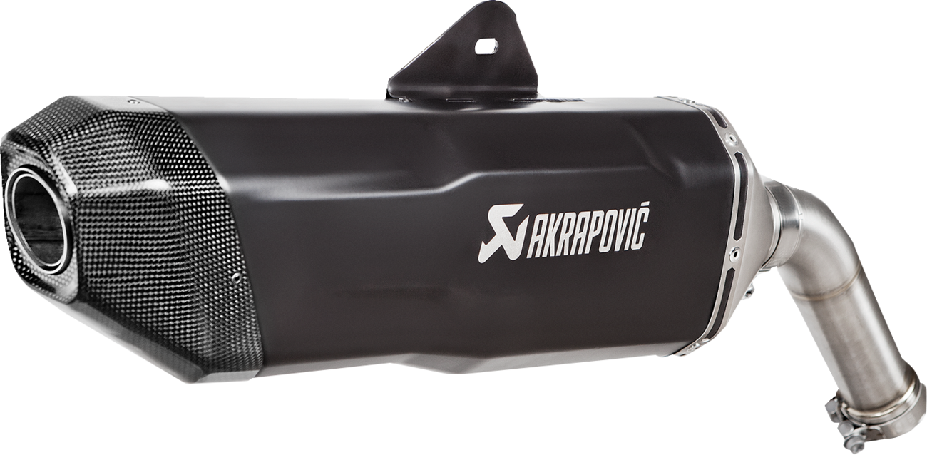 Slip-On Line Muffler - Titanium - Black (1)