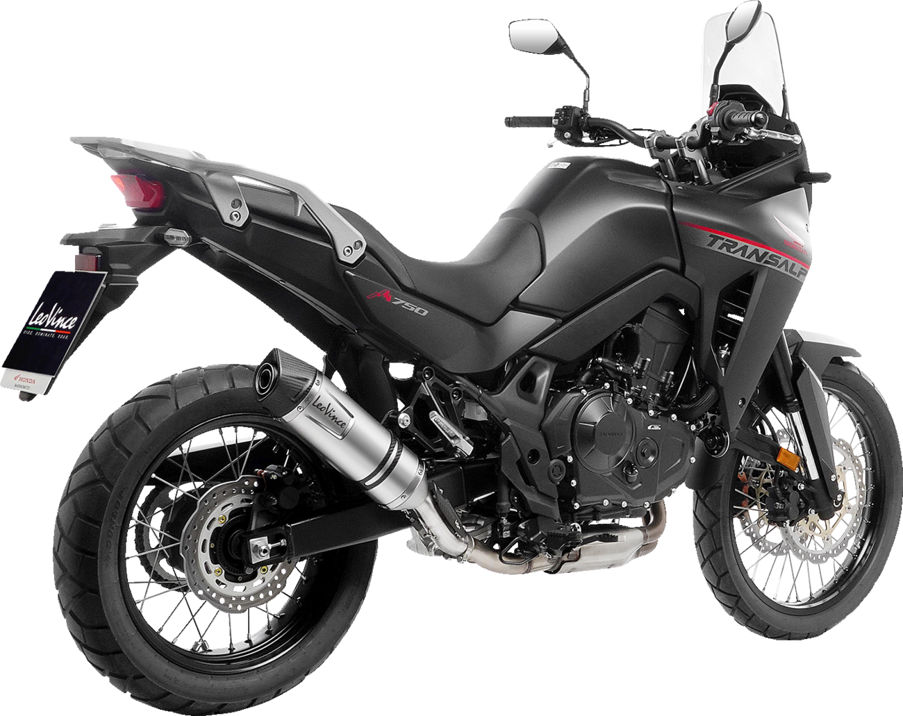 LV One Slip-On Muffler - Stainless Steel - Honda XL750 Transalp (1)