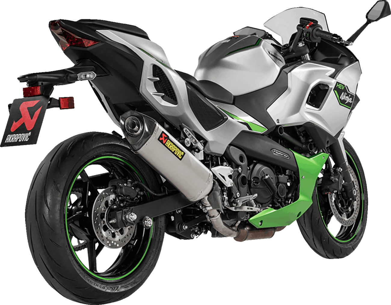 Slip-On Line Muffler - Titanium - Ninja 7/Z7 Hybrid (1)