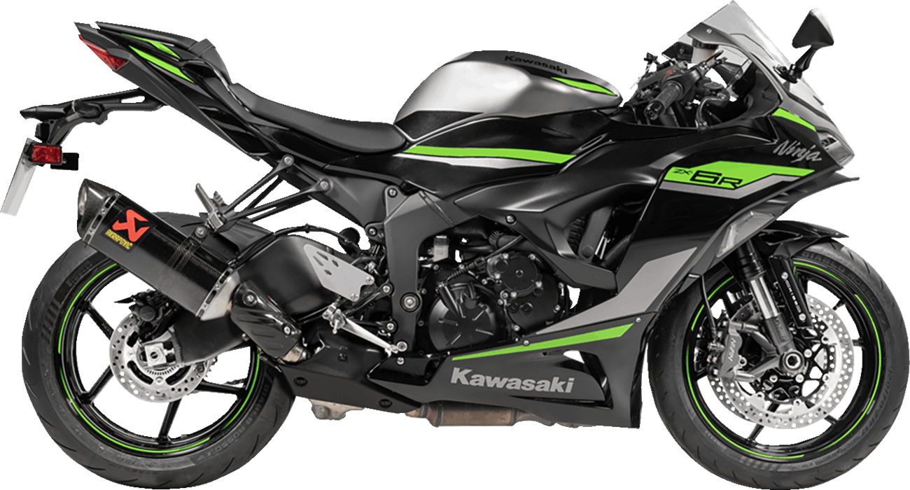 Slip-On Line Muffler - Carbon Fiber - ZX-6R (1)