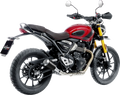 LV-10 Slip-On Muffler - Black Stainless Steel - Scrambler/Speed 400 (1)