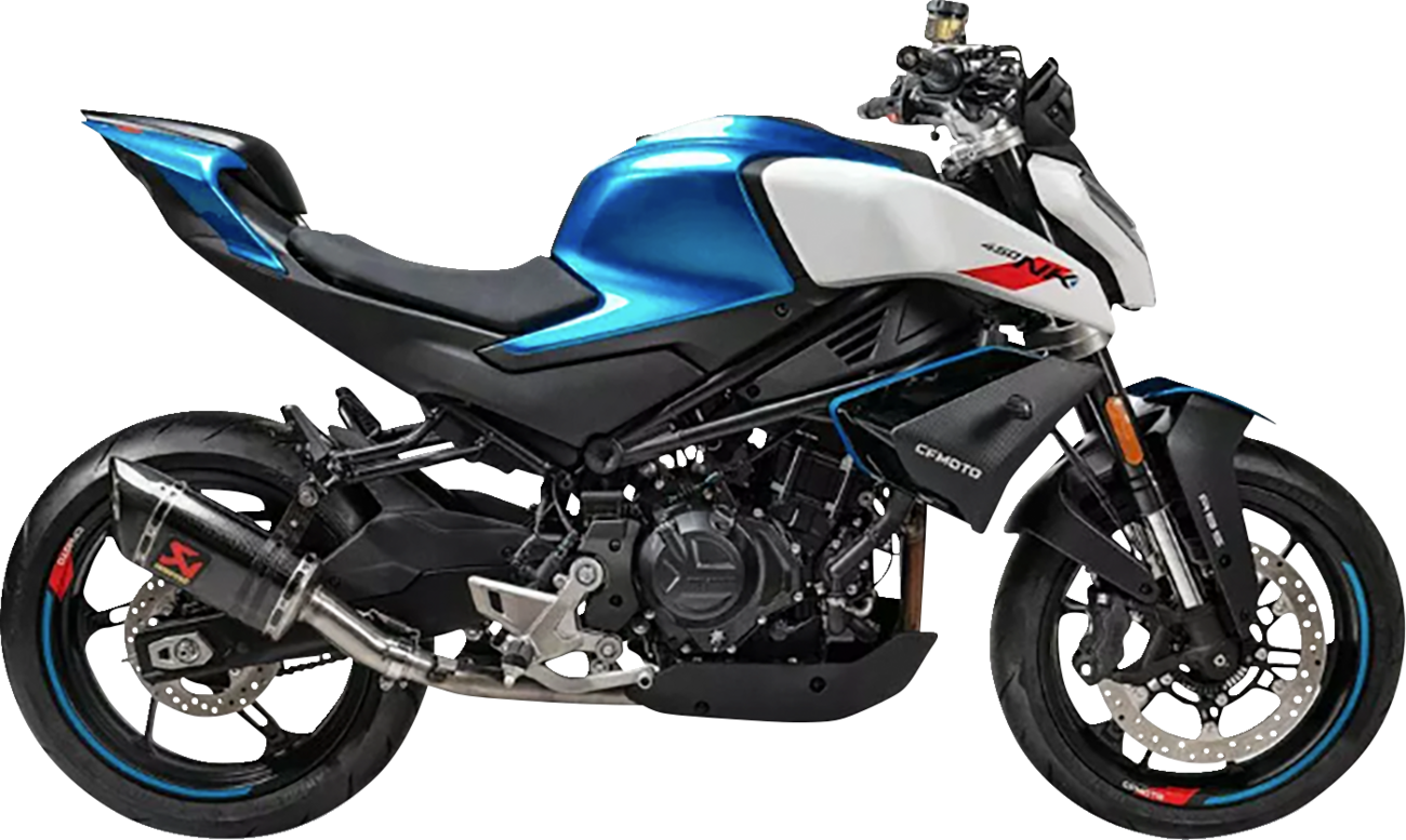 Slip-On Line Muffler - Carbon Fiber - CFMOTO 450SR/NK (1)