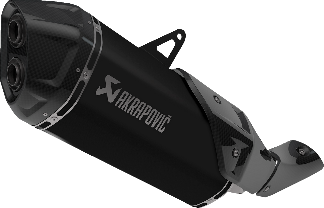 Slip-On Line Muffler - Titanium - CRF1100L - Black (1)