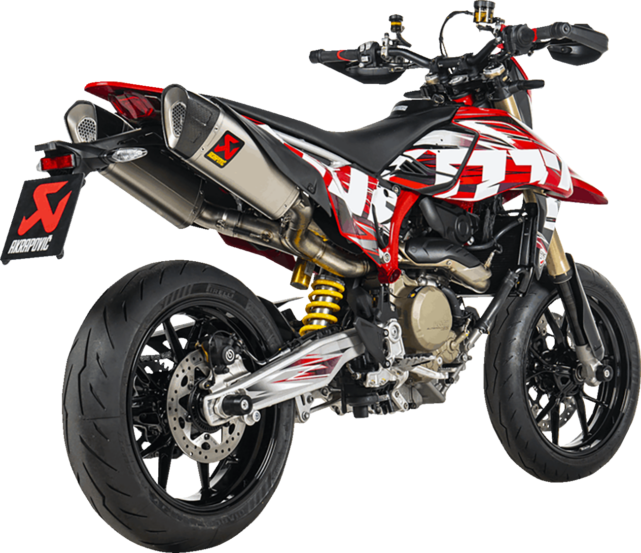 Slip-On Line Mufflers - Titanium - Hypermotard 698 (1)