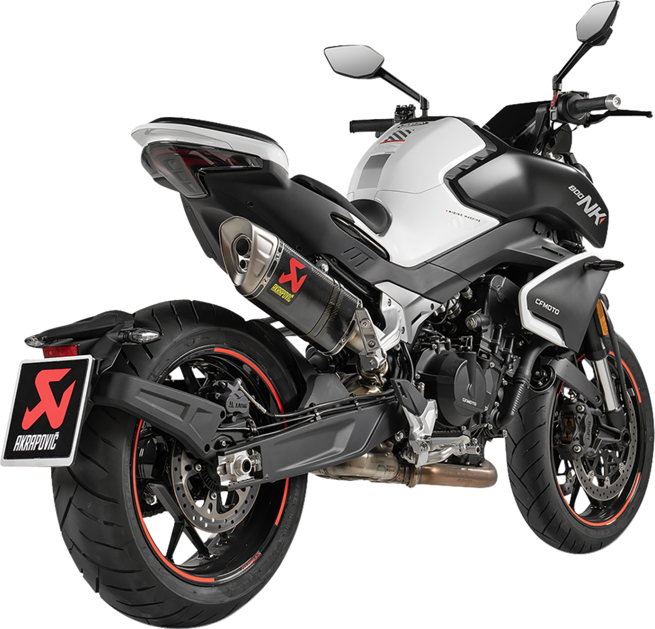 Slip-On Line Muffler - Carbon Fiber - CF Moto 800NK (1)