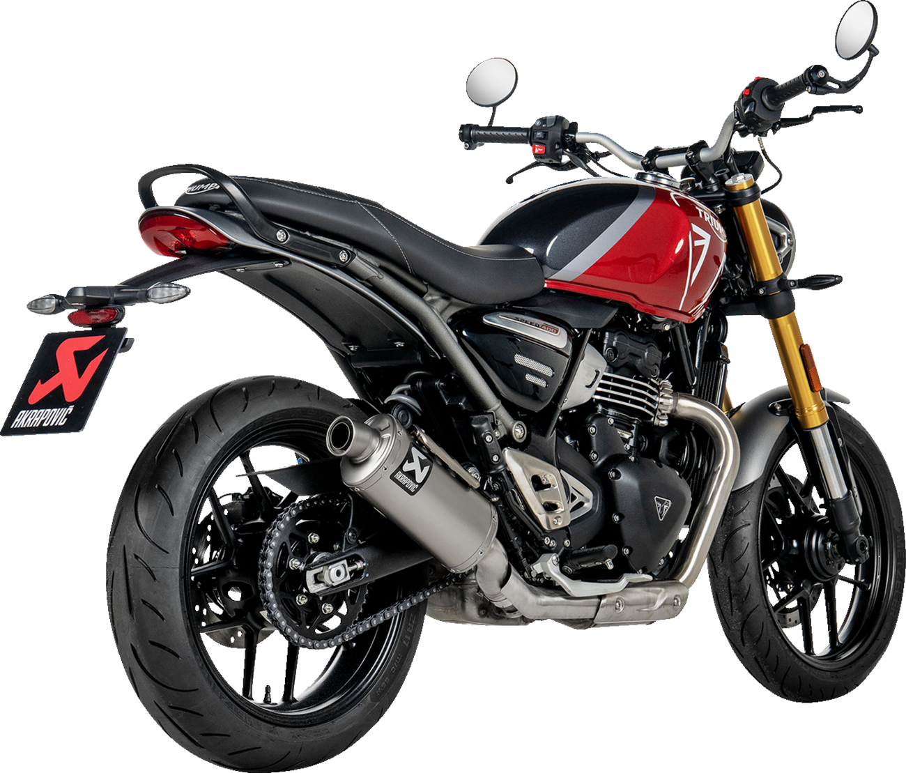 Slip-On Line Muffler - Titanium - Speed/Scrambler 400 (1)