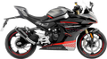 GP Corsa Slip-On Muffler - Black Edition - CF Moto 450 (1)