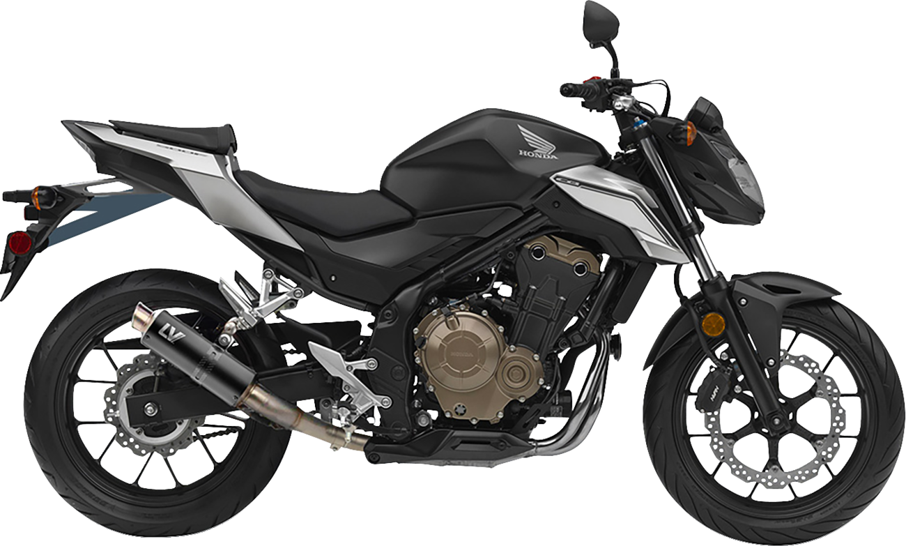 GP Corsa Slip-On Muffler - Black Edition - CB/CBR 500 (1)