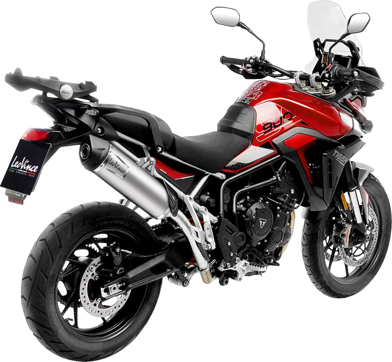 LV One EVO Slip-On Muffler - Stainless Steel - Tiger 900 (1)