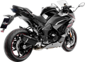LV-14 R Slip-On Muffler - Black - Ninja 1000 SX (1)