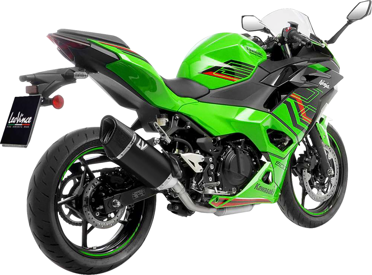 LV-14 R Slip-On Muffler - Black Edition - Z/Ninja 400/500 (1)