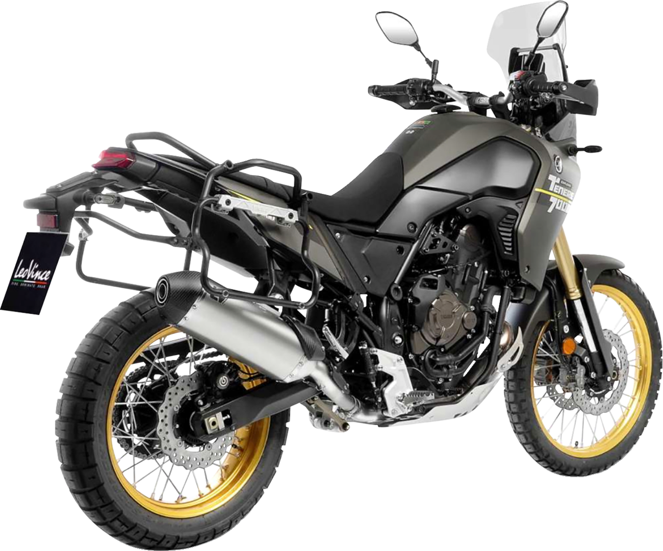 LV-14 Slip-On Muffler - Stainless Steel - Tenere 700 (1)