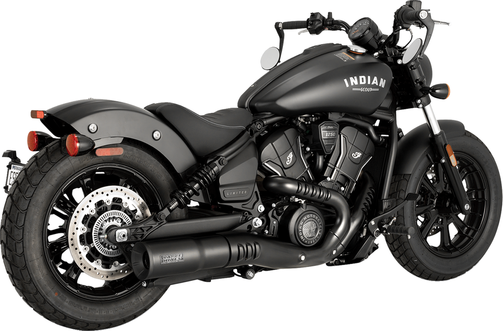 VANCE & HINES Hi-Output Slip-On Muffler - Black - Indian Scout/Bobber