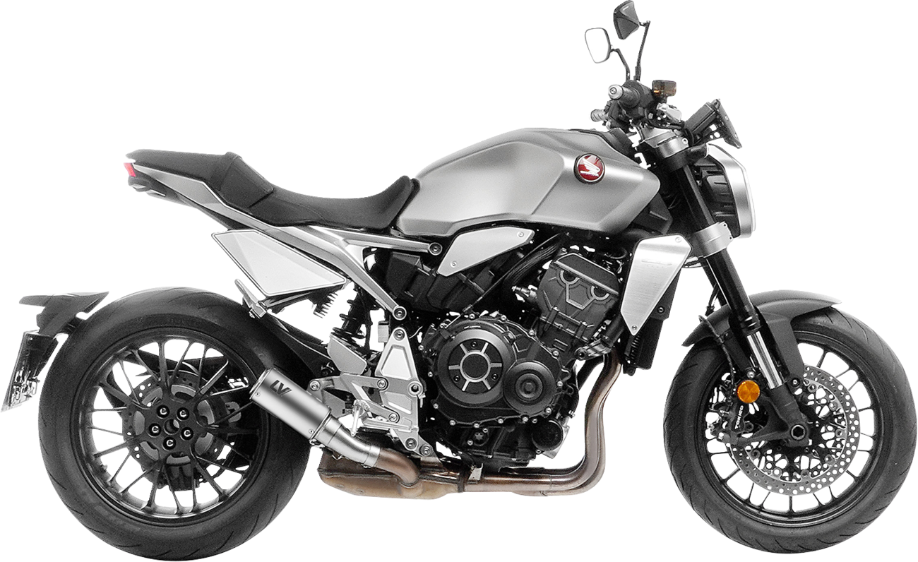 LV Corsa S Slip-On Muffler - Titanium - Honda CB 1000 R (1)